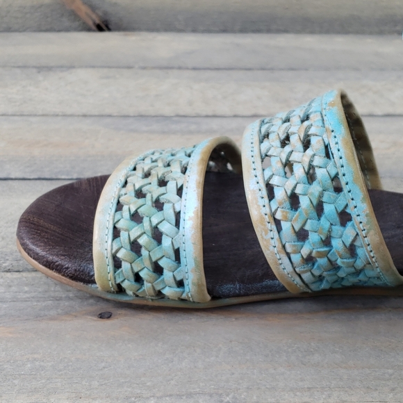 Roan Womens Clio Epica Sandals Leather Open Toe 7W - Picture 6 of 7